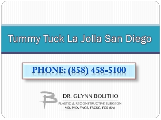 Tummy Tuck La Jolla San Diego