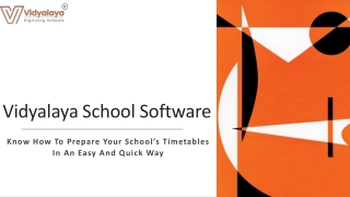 Know How To Prepare Your School’s Timetables In An Easy And Quick Way