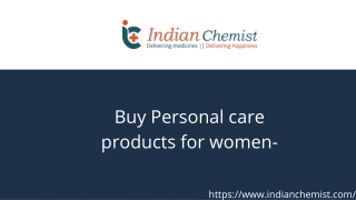 Buy Personal Care Products | Personal Care Products