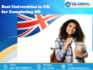 Best Universities in UK for Completing MS | best universities in uk for masters
