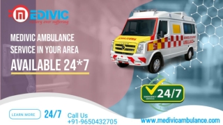 Medivic Ambulance Service in Kankarbagh and Danapur, Patna- ICU & CCU Provider