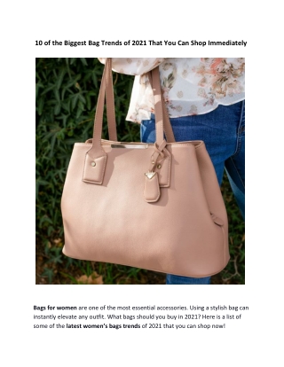 10 of the Biggest Bag Trends of 2021 That You Can Shop Immediately