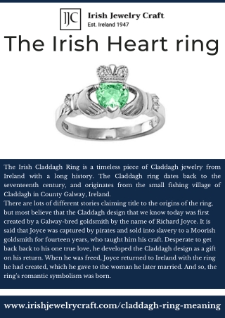 The Irish Heart ring - Irish Rings