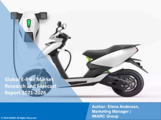 E-Bike Market PDF: Research Report, Upcoming Trends, Demand, Regional Analysis