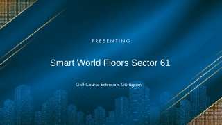 Smart World Floors Sector 61, Gurugram Brochure