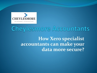 Xero specialist