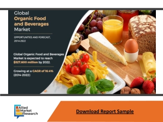 Organic Food and Beverages Market May See a Big Move by 2022