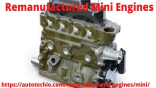 PPT Remanufactured Mini Engines