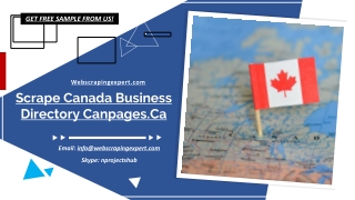 Scrape Canada Business Directory Canpages.Ca