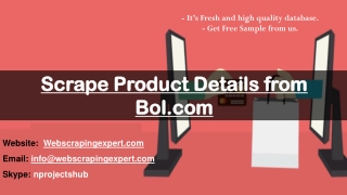 Scrape Product Details from Bol.com