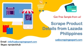 Scrape Product Details from Lazada Philippines