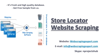 Store Locator Website Scraping