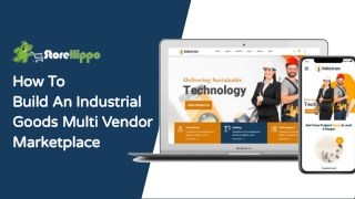 How To Create An Online Industrial Goods Marketplace In No Time