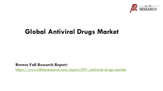 Global Antiviral Drugs Market Analysis 2017-2027