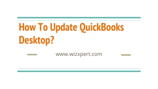 How To Update QuickBooks Desktop_