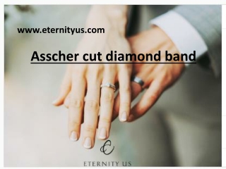 Best Rose Gold Asscher Cut Diamond Band Online - www.eternityus.com