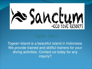 Togean island