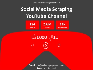 Social Media Scraping - YouTube Channel