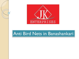 Anti Bird Nets in Banashankari