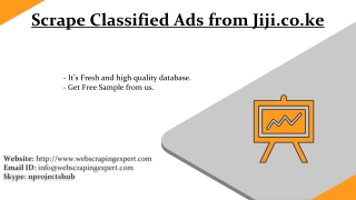 Scrape Classified Ads from Jiji.co.ke