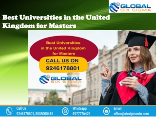 Best Universities in the United Kingdom for Masters