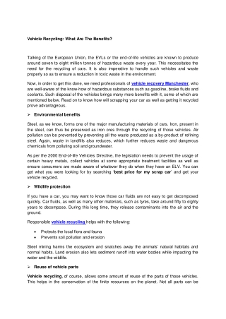 www.gogreenvehiclerecycling.co.uk - 4