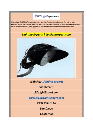 Lighting Experts  Ledlightexpert.com