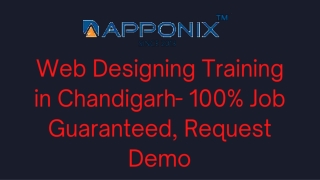 Web Designing Training in Chandigarh