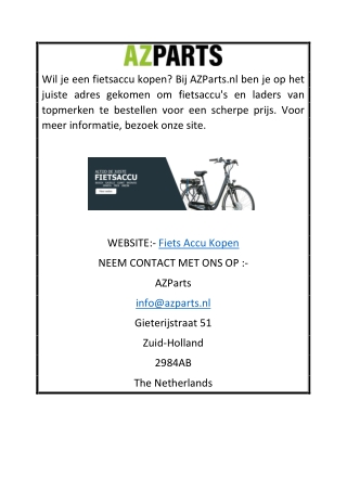 Fiets Accu Kopen 786