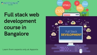 No.1 Full Stack web development course in Bangalore