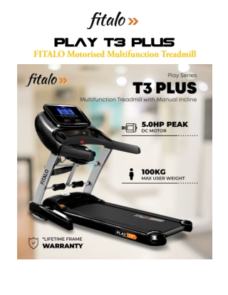 Fitalo Play T3 Plus Treadmill