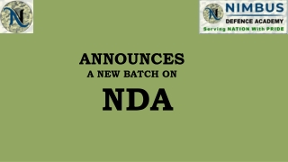 Nimbus Defence Academy for NDA Exam Coaching in Chandigarh