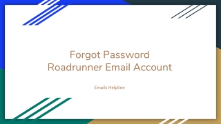 Forgot Password Roadrunner Email Account