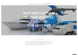 Why are Customs Broker services essential for anyone?