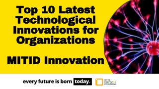 Technological Innovation - MITID Innovation