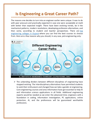 Make Great Career Path to Study Best Engineering College