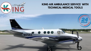 Emergency Medevac by King Air Ambulance Service in Ranchi