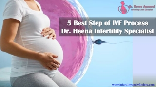5 Best Step of IVF Process - Dr. Heena Infertility Specialist