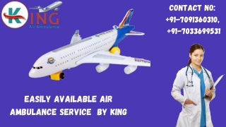 Book King Air Ambulance Service in Gorakhpur for Medical Transportation