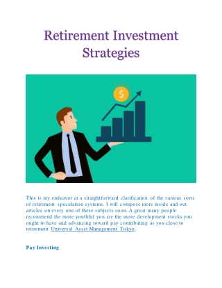 Retirement Investment Strategies