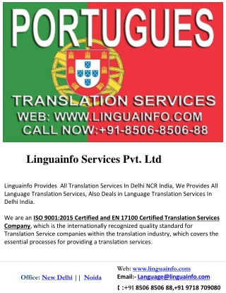 Translation Company In Delhi NCR, India Worldwide