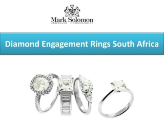 Diamond Engagement Rings South Africa