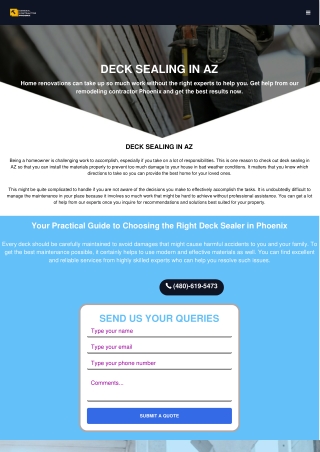 Deck sealing AZ pdf