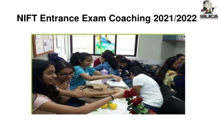 NIFT Entrance Exam Coaching - SILICA