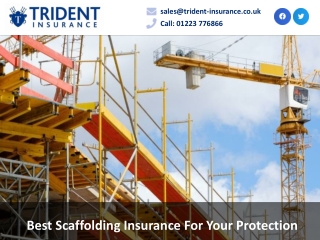 Best Scaffolding Insurance For Your Protection