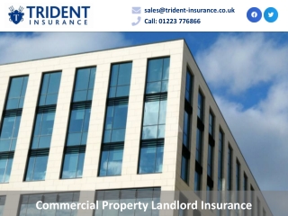 Commercial Property Landlord Insurance