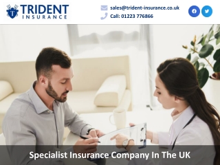 Specialist Insurance Company In The UK