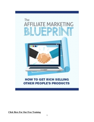 The Affiliate Marketing Blueprint