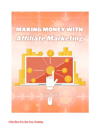 Making Money With Affiliate Marketing