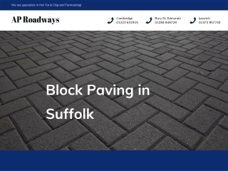 Block Paving in Suffolk